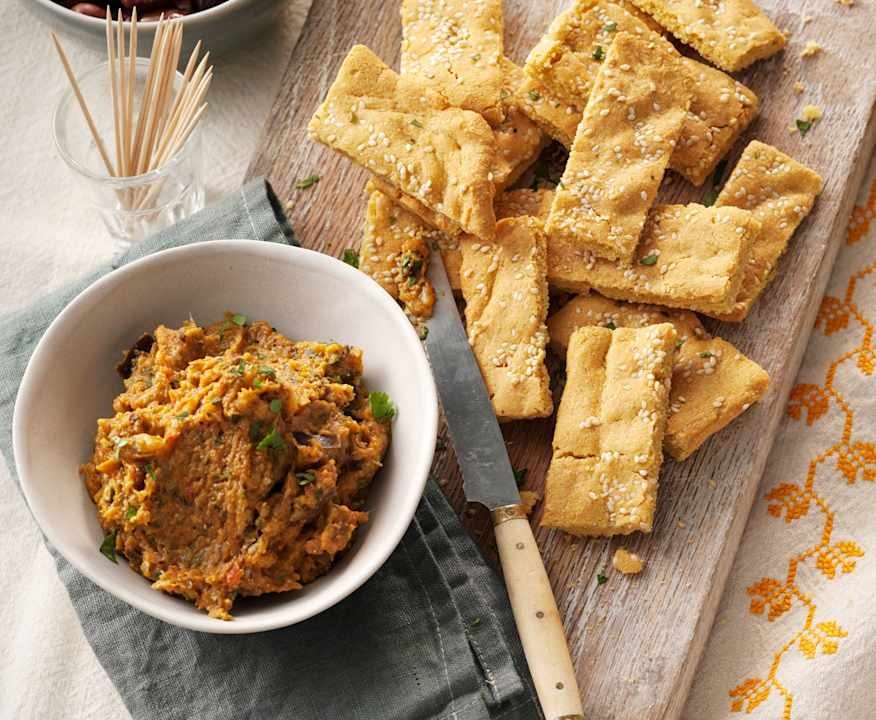 Focaccia ai ceci e verdure al curry Low Fat