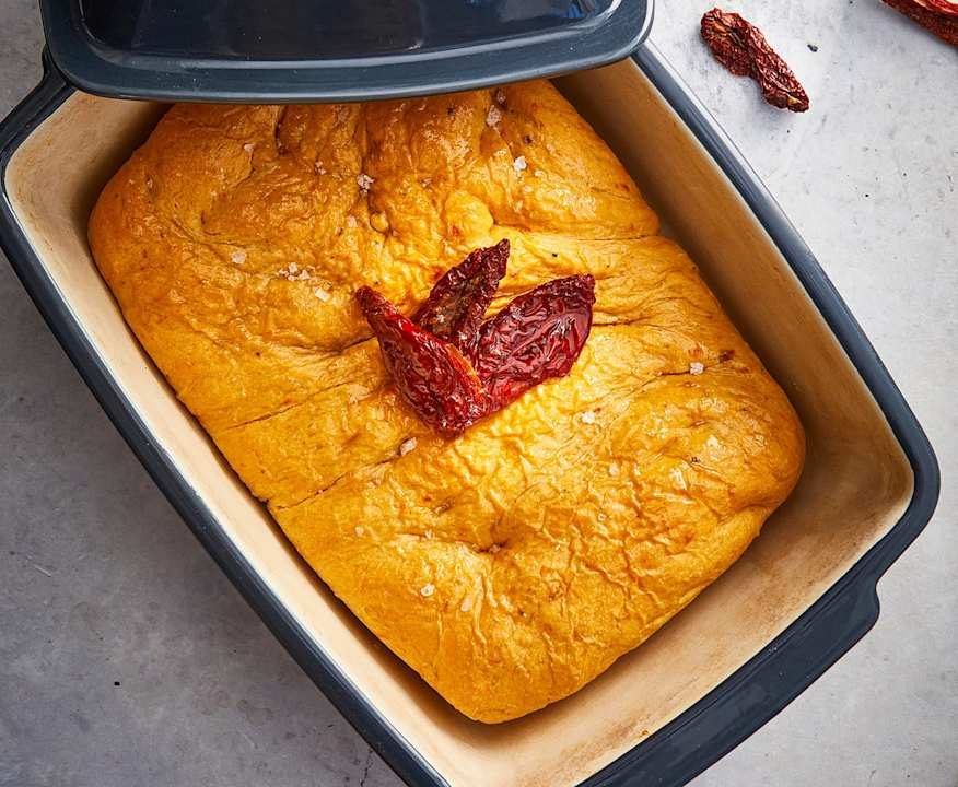 Focaccia al pesto di pomodori secchi Protein
