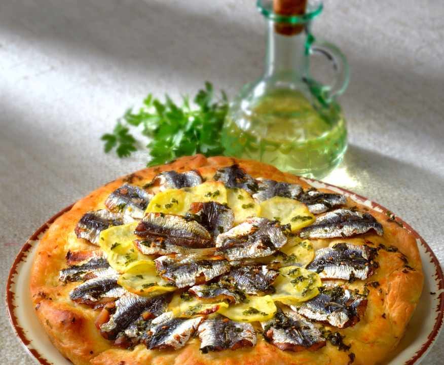 Focaccia alle alici Low Carb