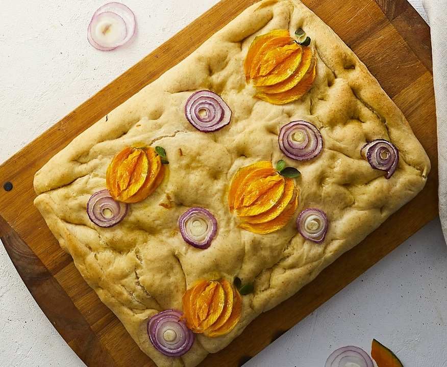 Focaccia cipolle e zucca Protein