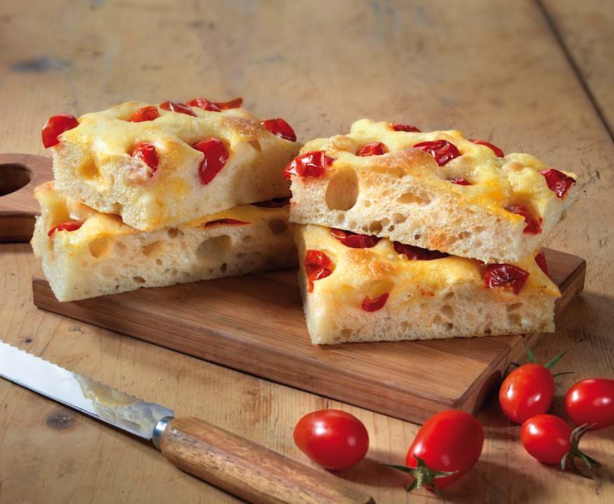 Focaccia classica ad alta idratazione Low Fat