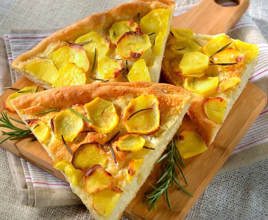 Focaccia con patate e rosmarino Low Fat