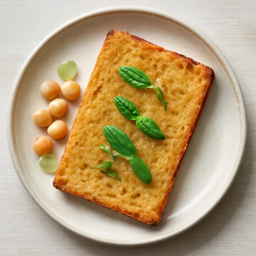 Focaccia di ceci con alici