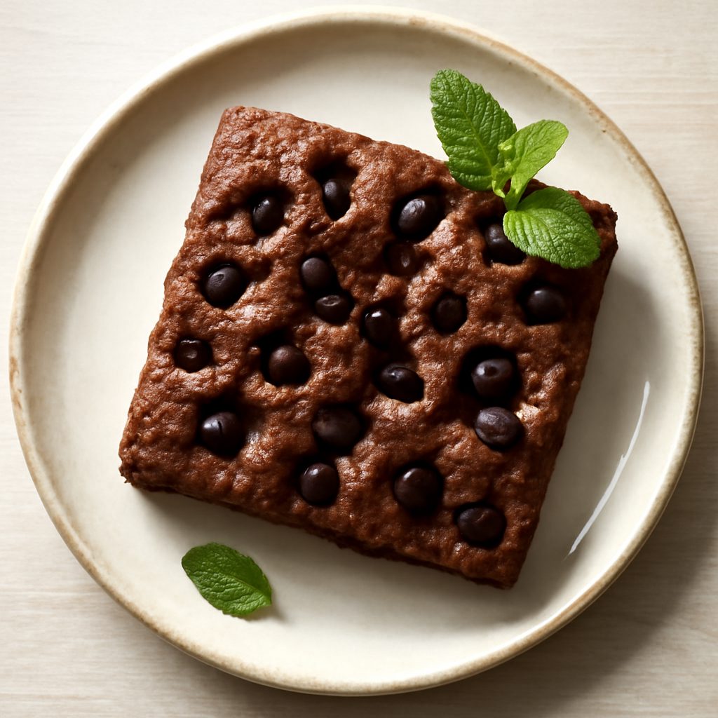 Focaccia dolce al cioccolato proteica low-carb