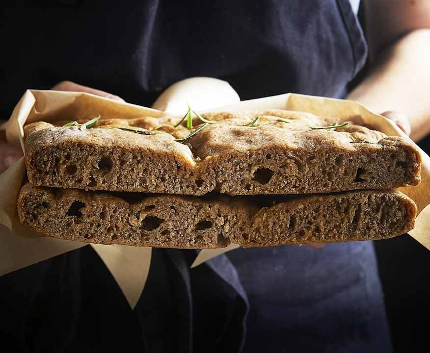 Focaccia integrale a lunga lievitazione Protein