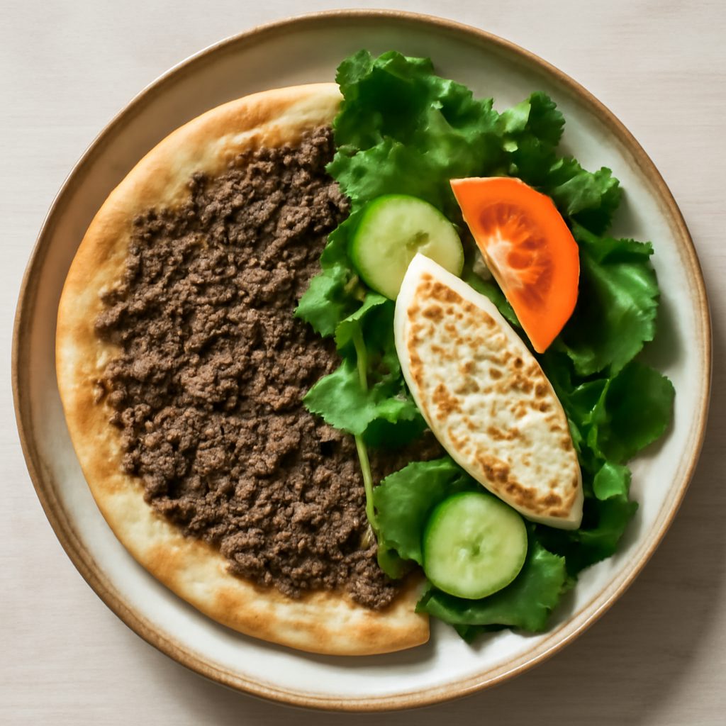 Focaccia libanese proteica low-carb