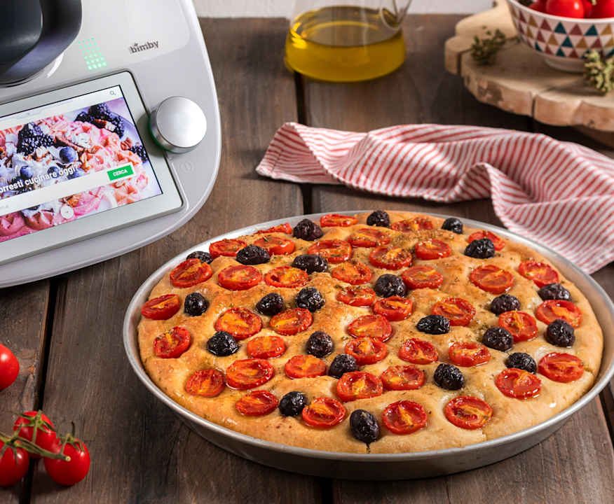 Focaccia pomodorini e olive Protein