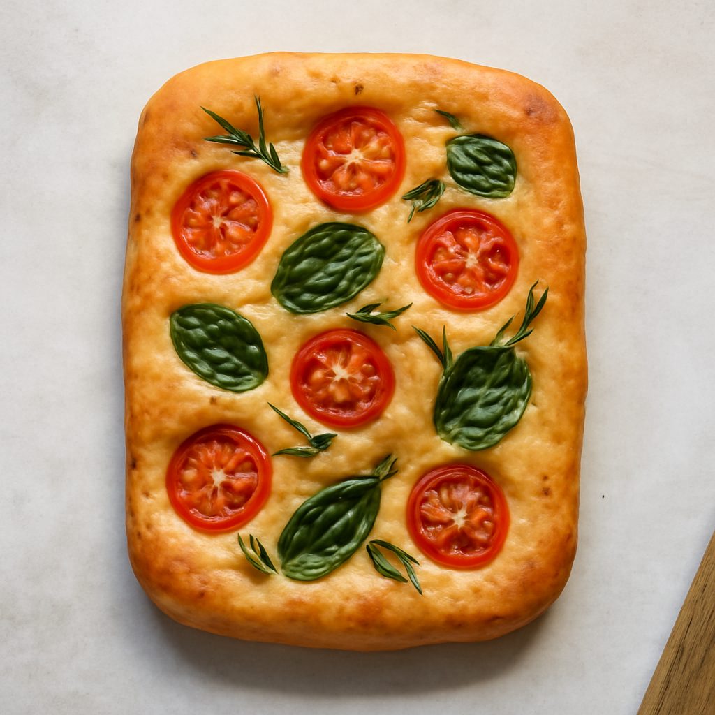 Focaccia agli Spinaci con Bresaola, Rucola e Grana Low Carb