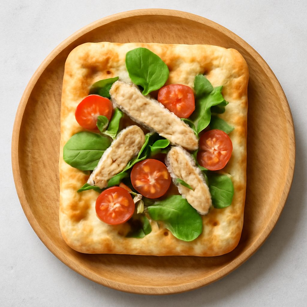 Focaccia Proteica ai Semi di Chia Farcita - Low Carb