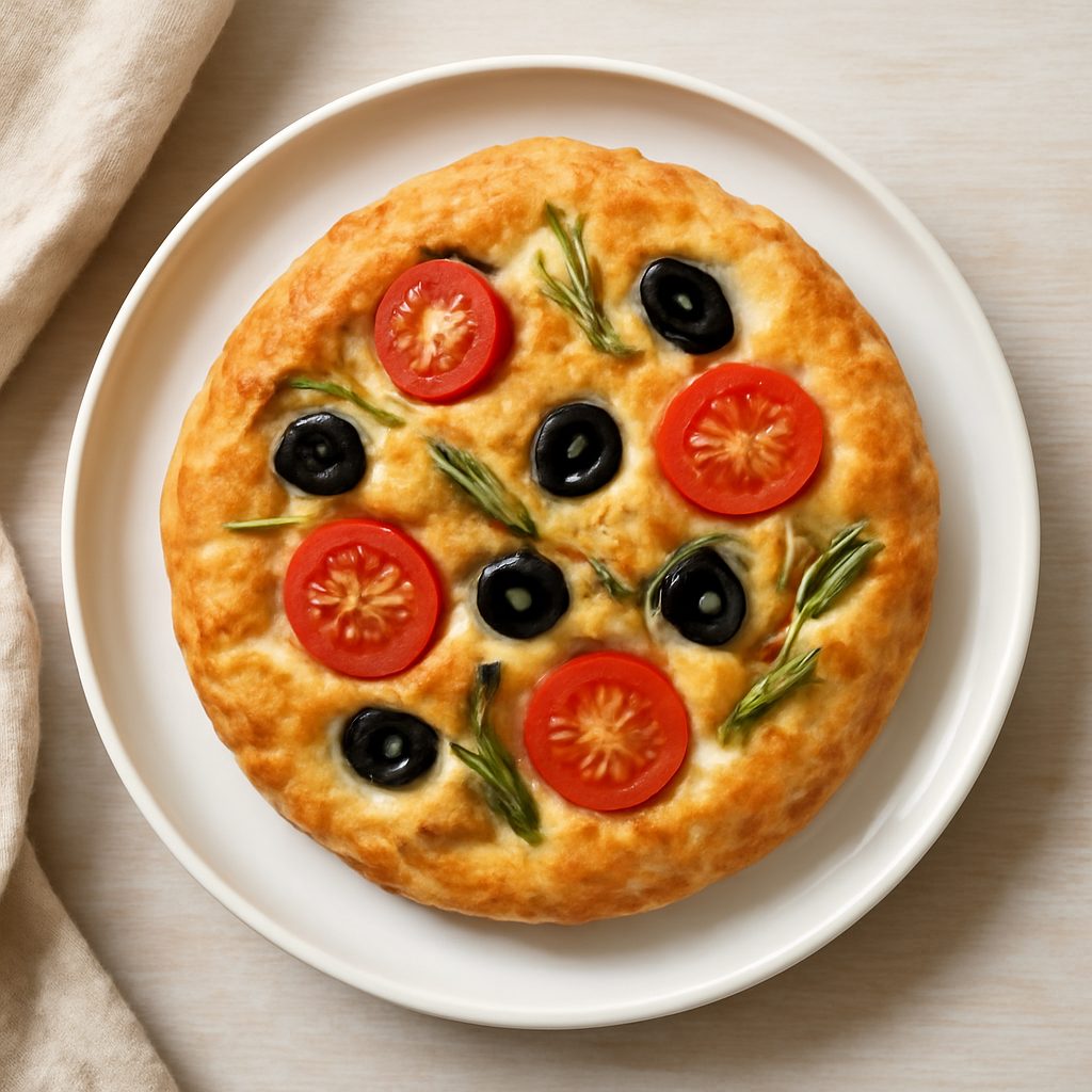 Focaccia Proteica al Rosmarino Low-Carb