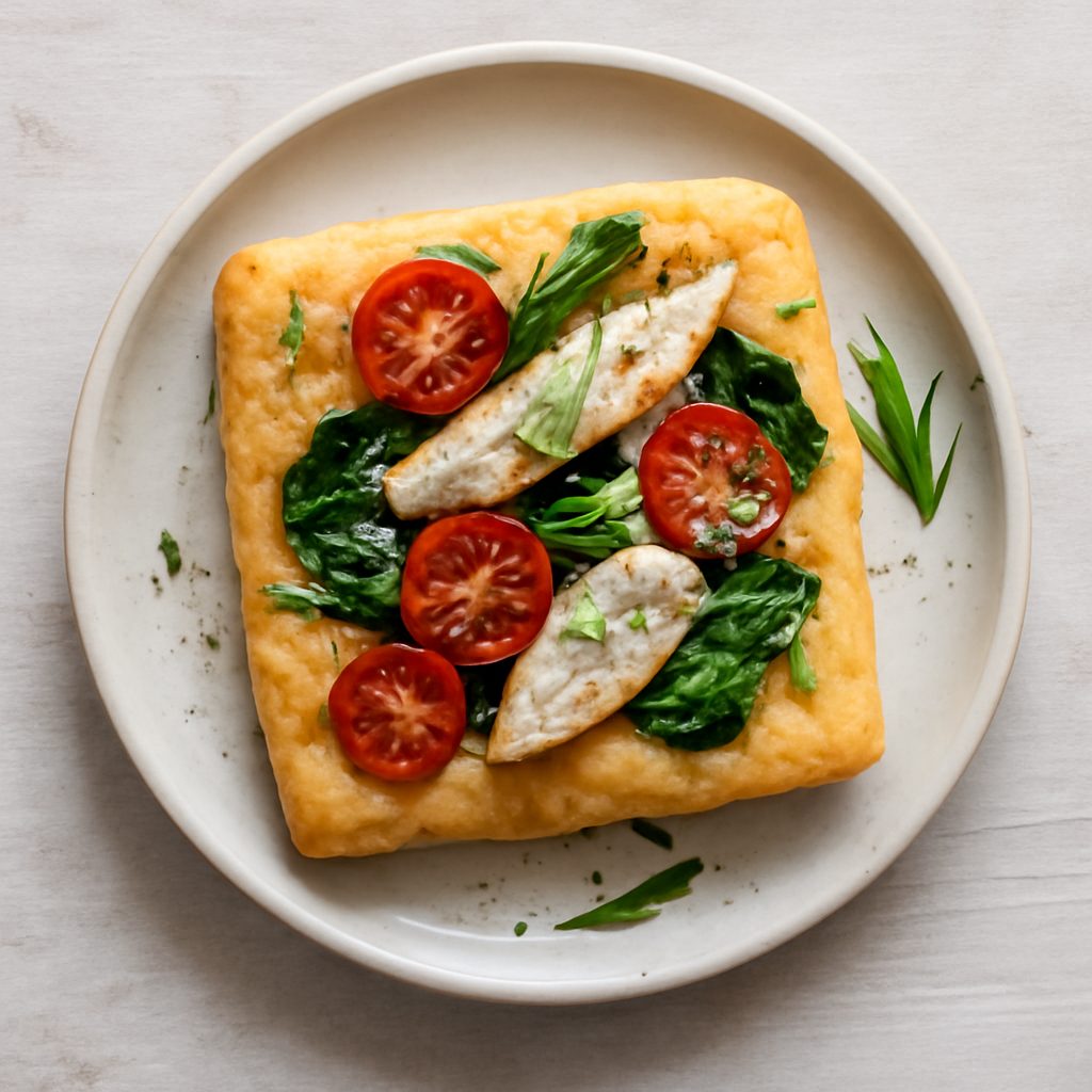 Focaccia proteica low-carb al rosmarino