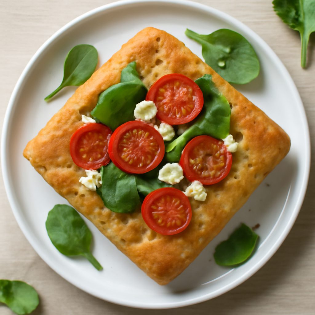 Focaccia allo yogurt greco