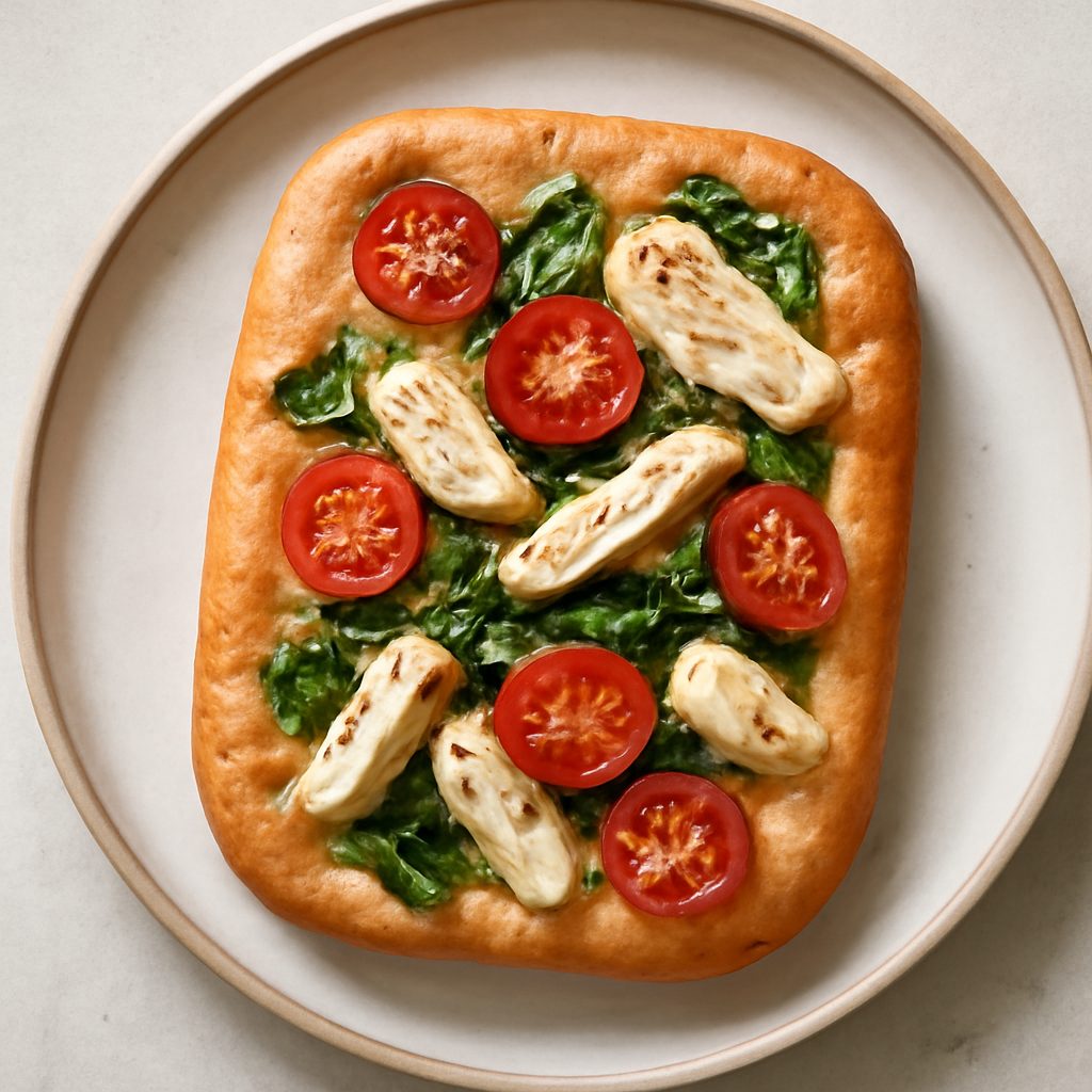 Focaccia con Kefir e Farina di Mandorle
