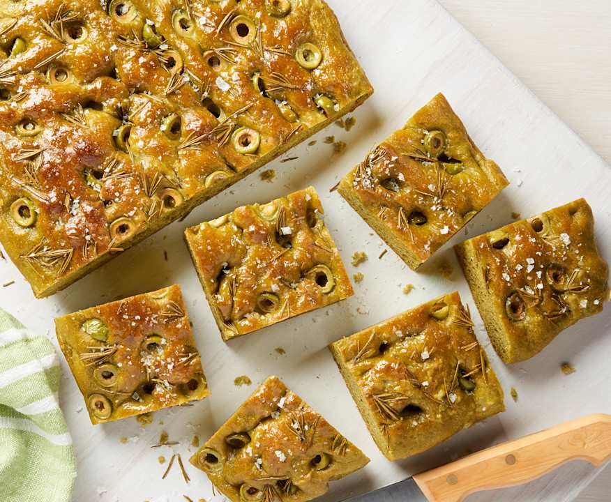 Focaccia spinaci e olive Low Fat