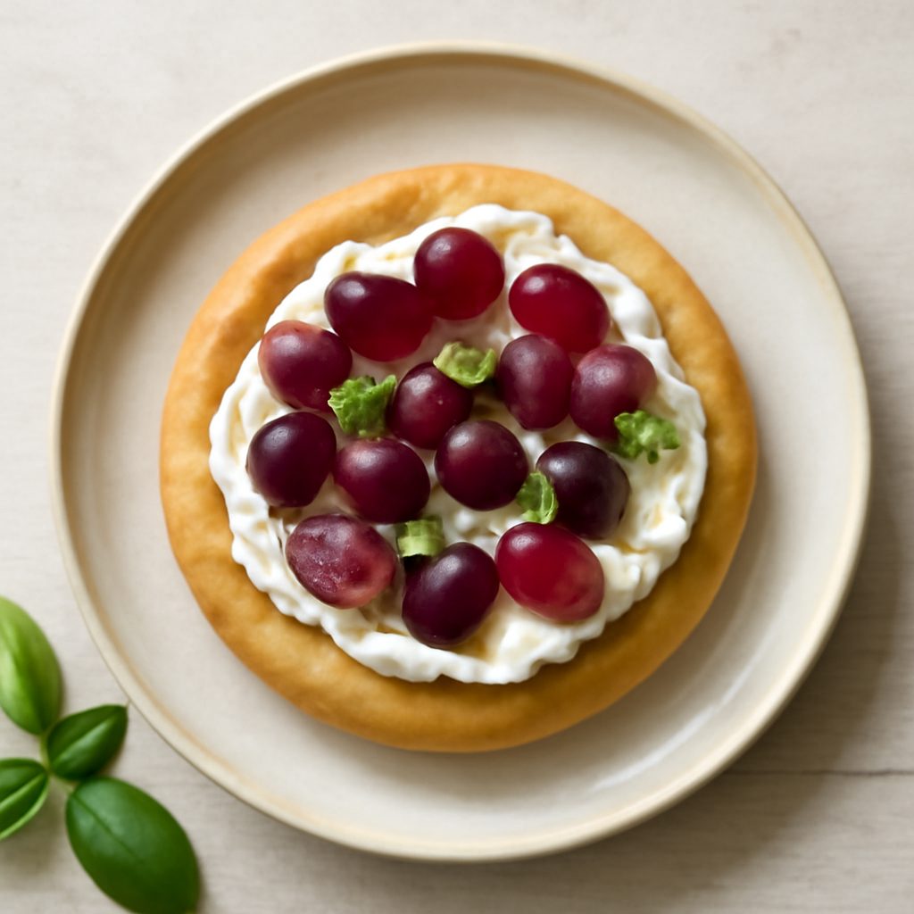 Focaccina ricotta e uva