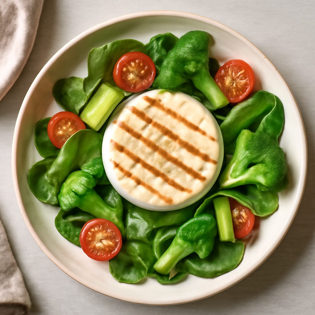Formaggella proteica alle erbe low-carb