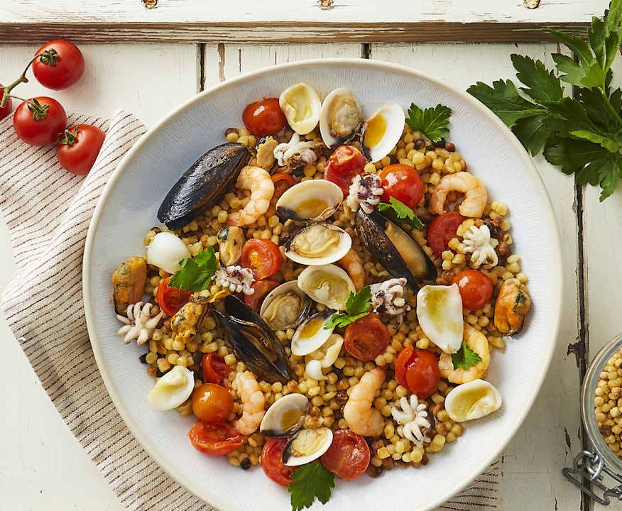 Fregola ai frutti di mare Protein