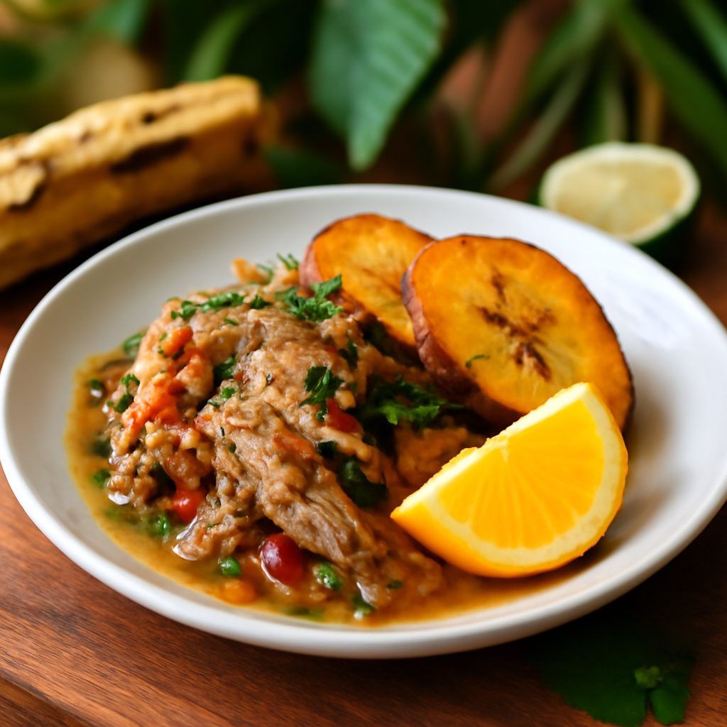 Fricassea di Coniglio Cubana