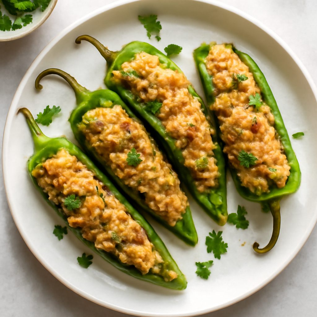 Friggitelli ripieni proteici low-carb in pastella Low Fat