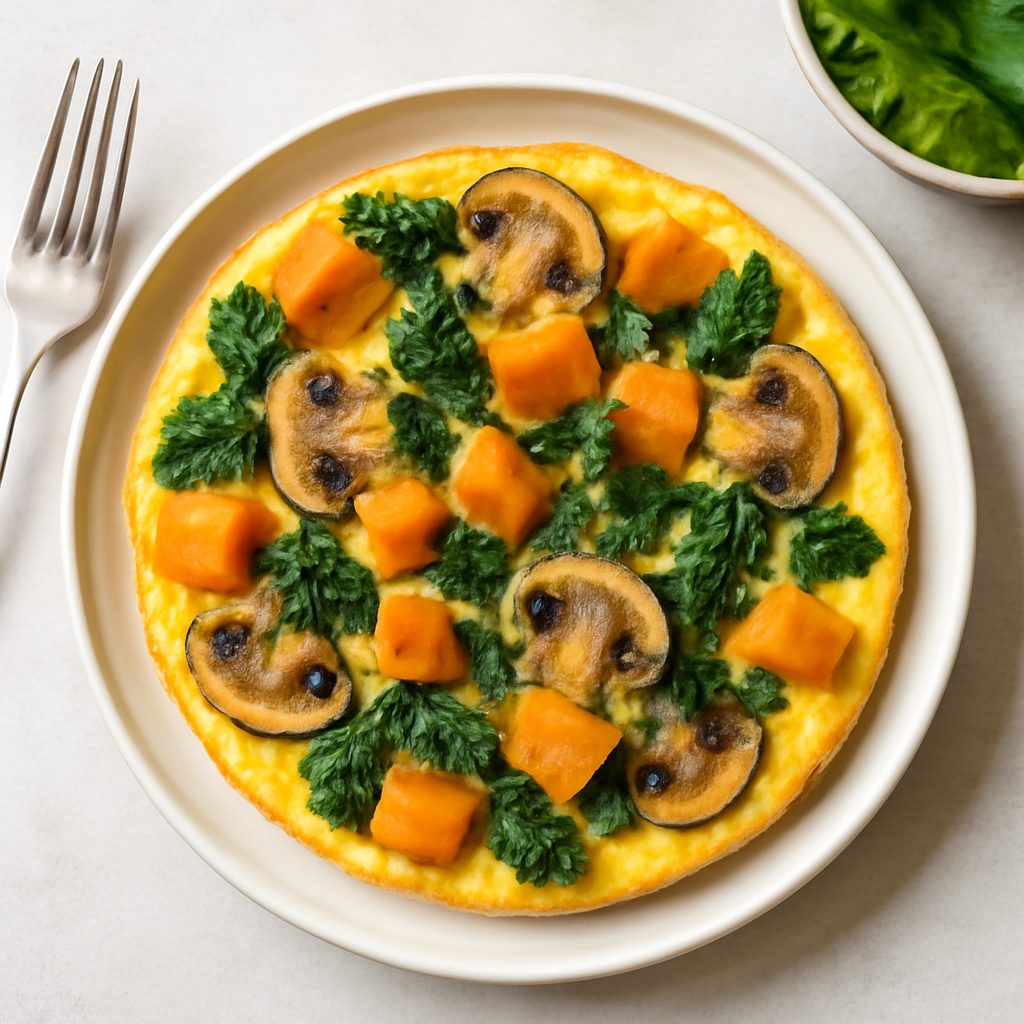 Frittata autunnale proteica low-carb