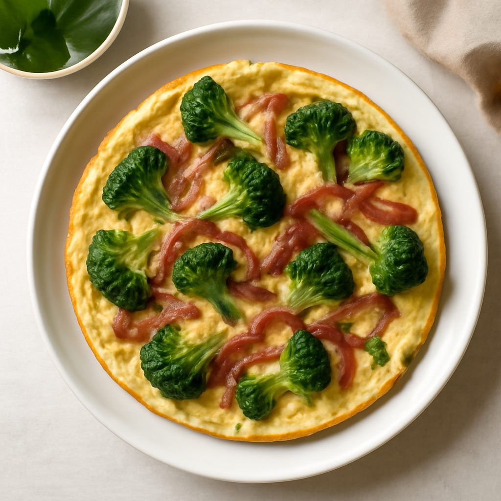 Frittata Broccoli e Prosciutto Low Carb