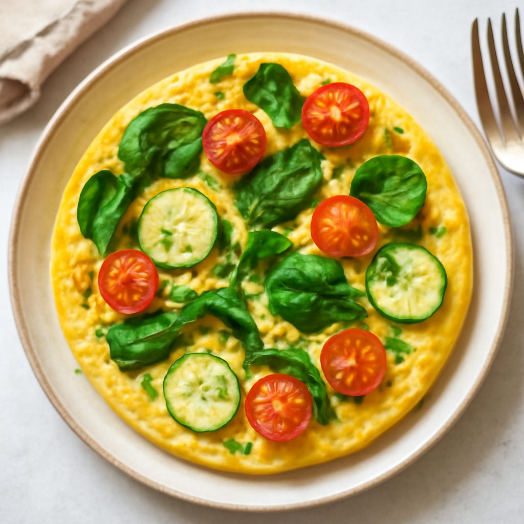 Frittata di Gamberoni al Curry