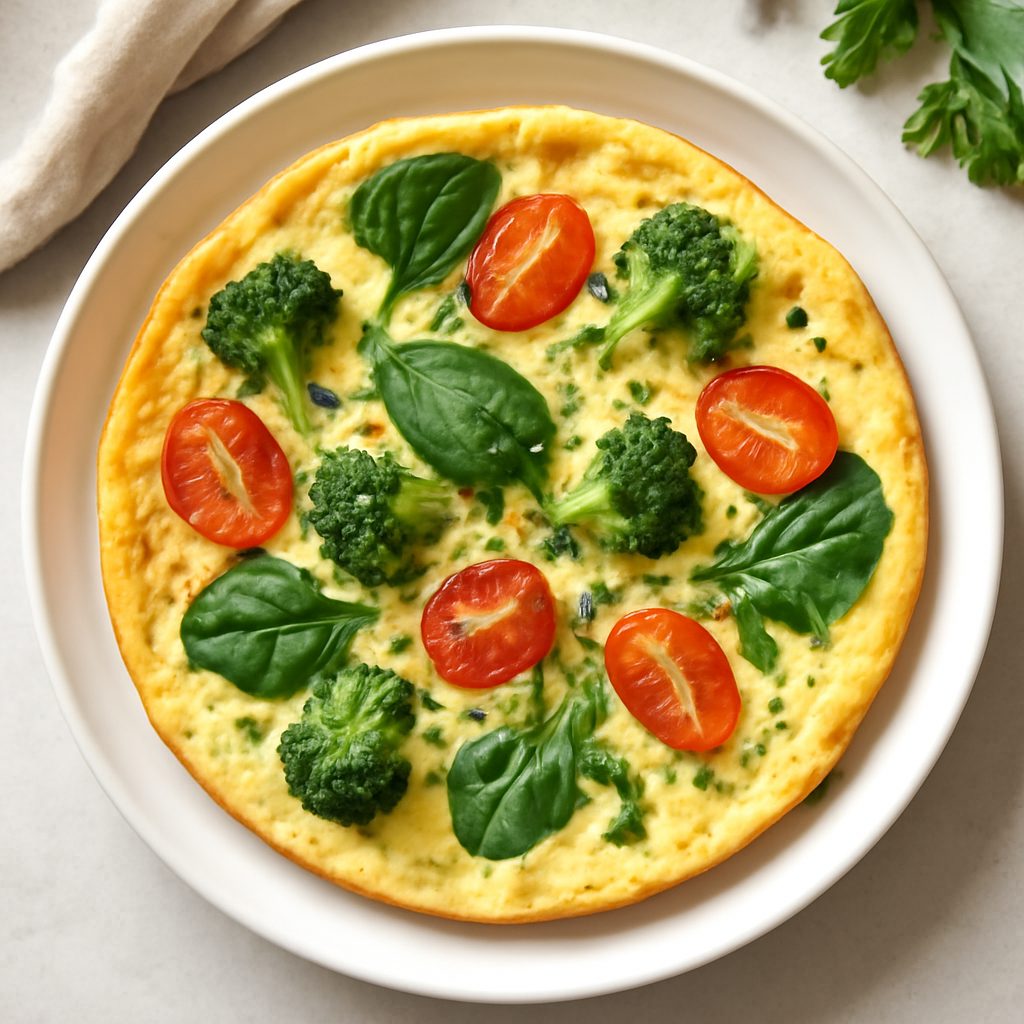 Frittata al Formaggio e Curcuma