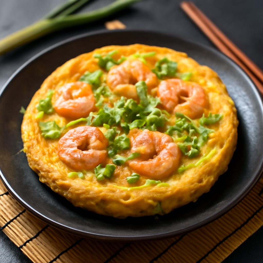 Frittatina di Gamberetti con Salsa Agrodolce Leggera