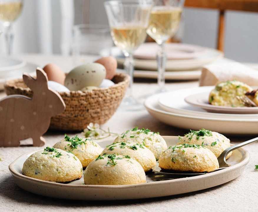 Frittatine di Pasqua zucchine e ricotta Low Carb