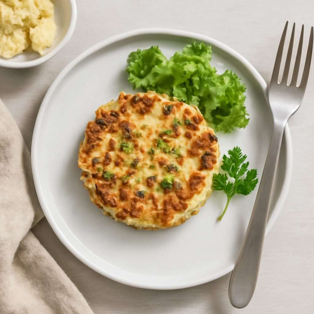 Frittelle di cavoli e Emmental proteiche low-carb