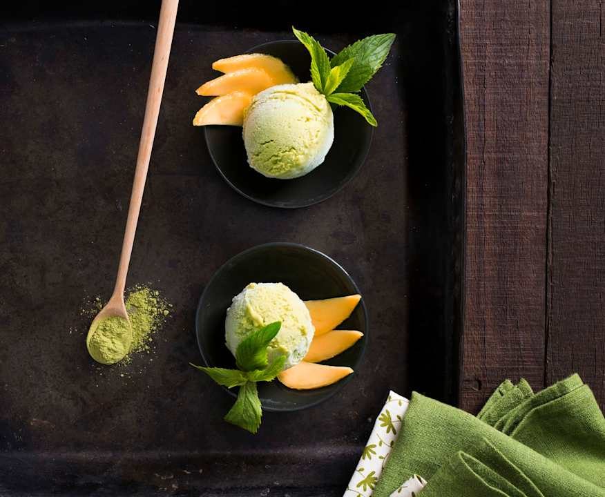 Frozen yogurt al tè verde e mango Protein