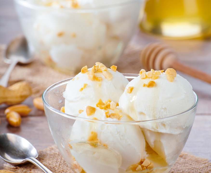 Frozen yogurt arachidi e miele Low Fat