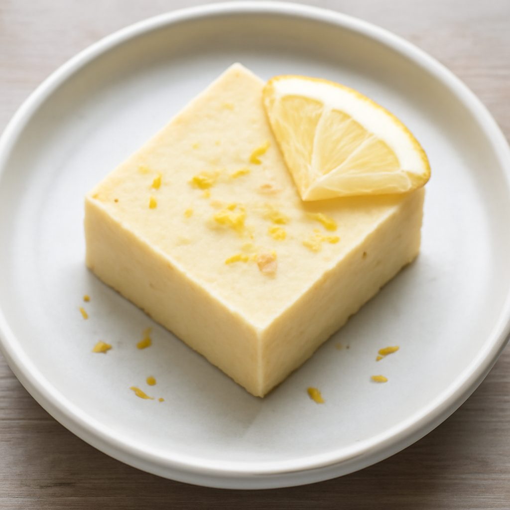 Fudge al limone con semi di anice
