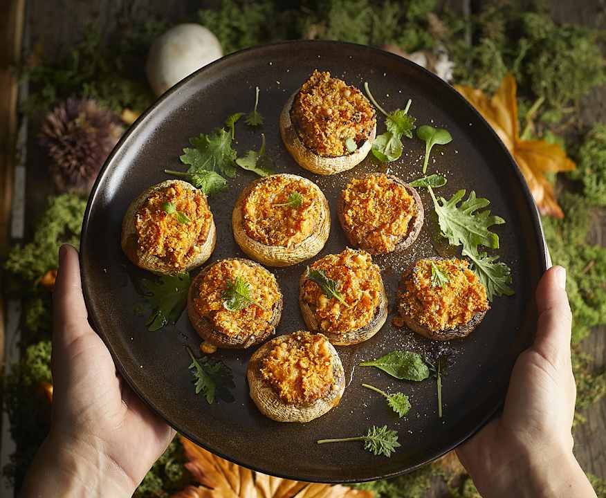 Funghi champignon ripieni di zucca Protein