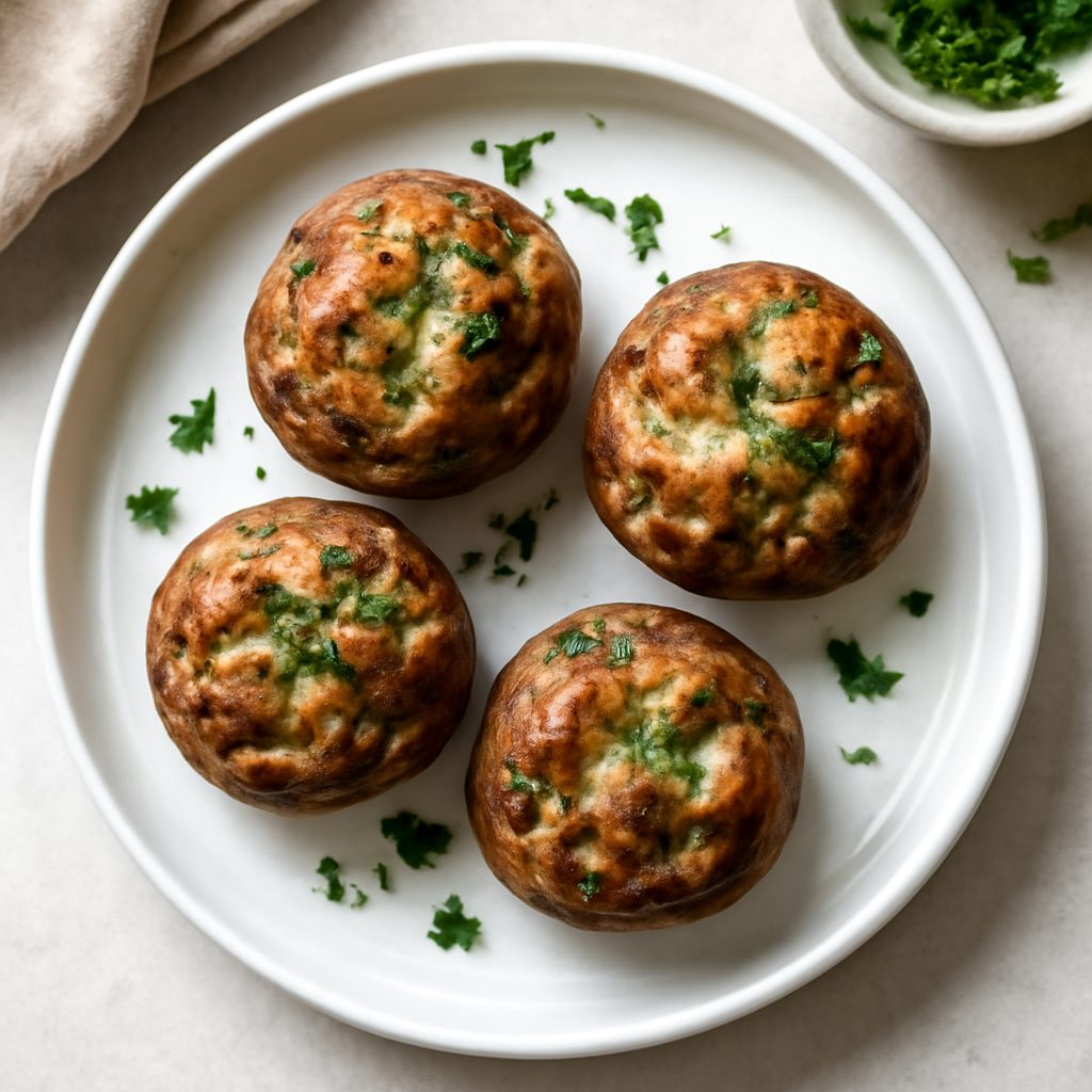 Funghi ripieni di salsiccia proteici low-carb