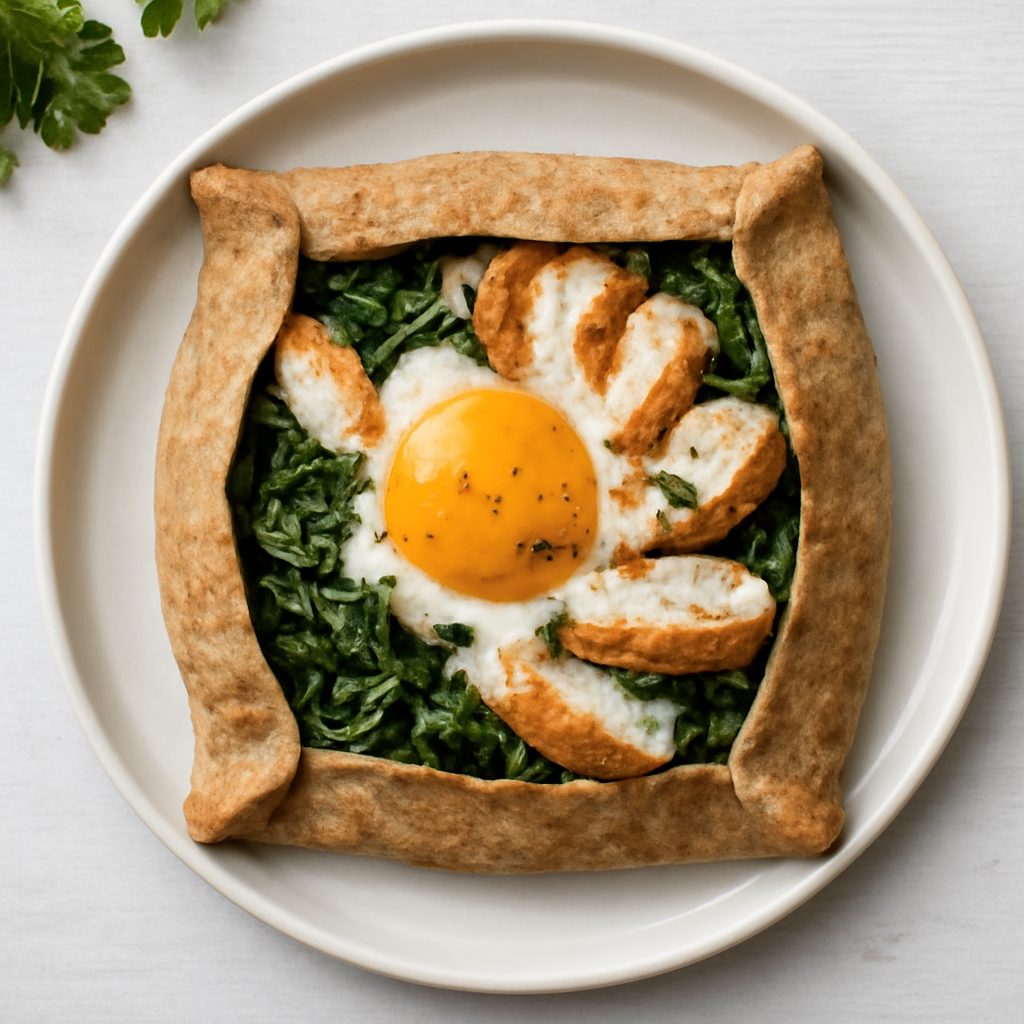 Galette di mandorle con pomodori