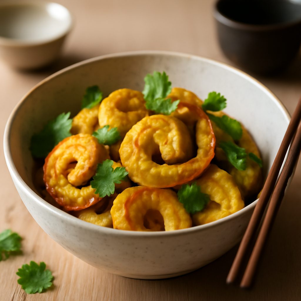 Gamberetti marinati al curry e coriandolo - Ricetta asiatica light