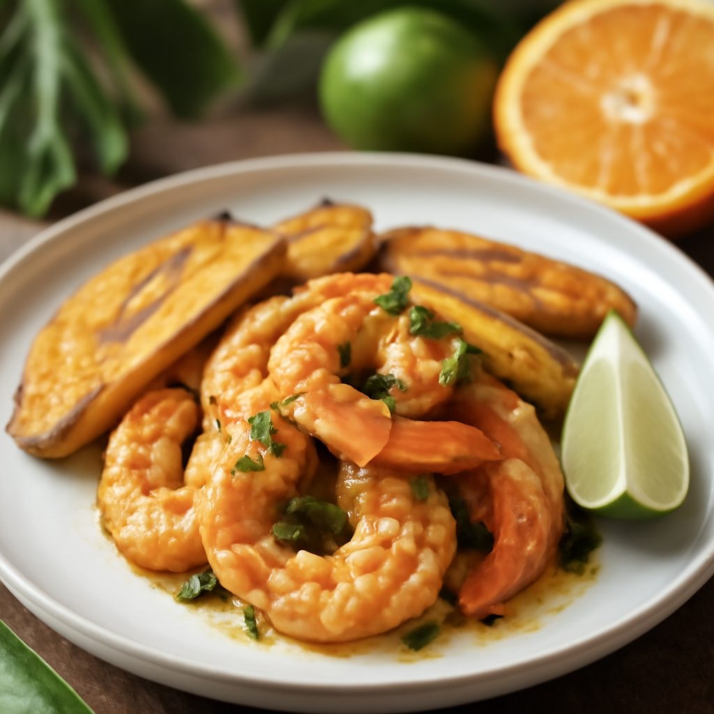 Gamberi alla Mojo Cubana