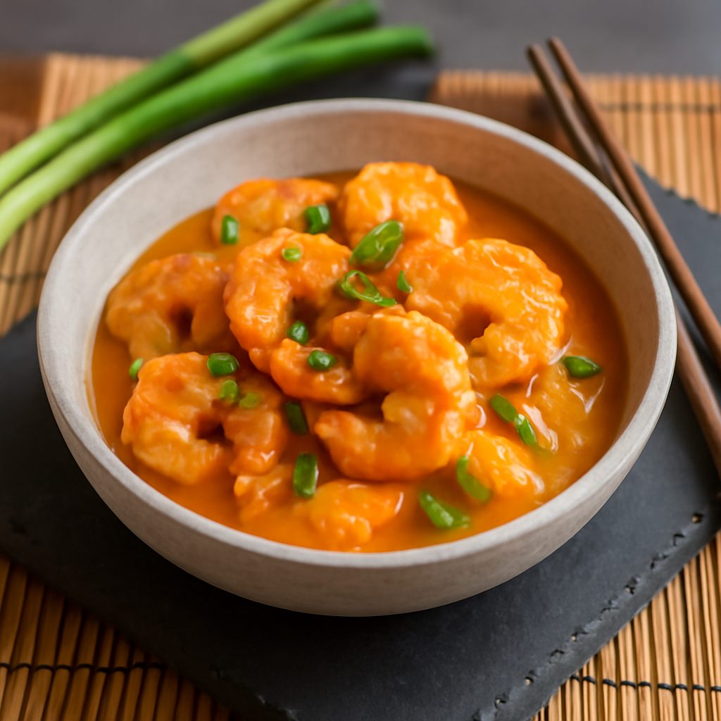 Gamberi con Salsa di Aragosta