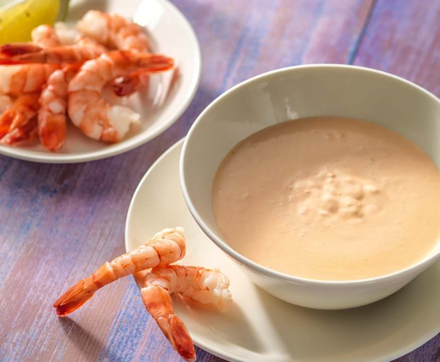 Gamberi in salsa cocktail Low Fat