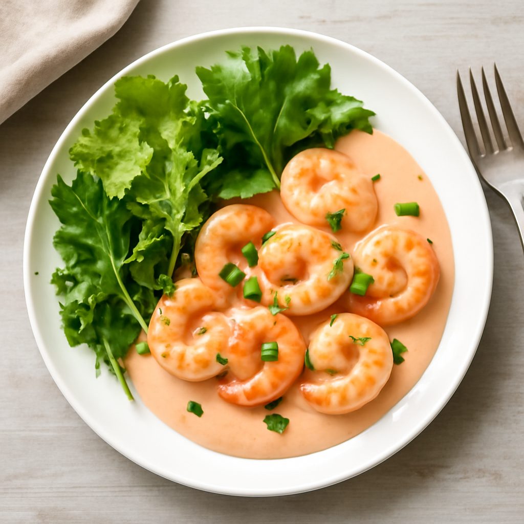 Gamberi in salsa rosa