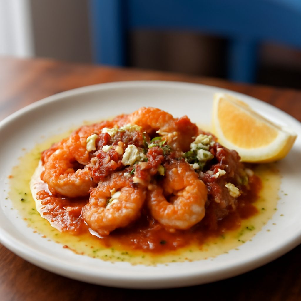 Gamberi Saganaki Light Low-Carb