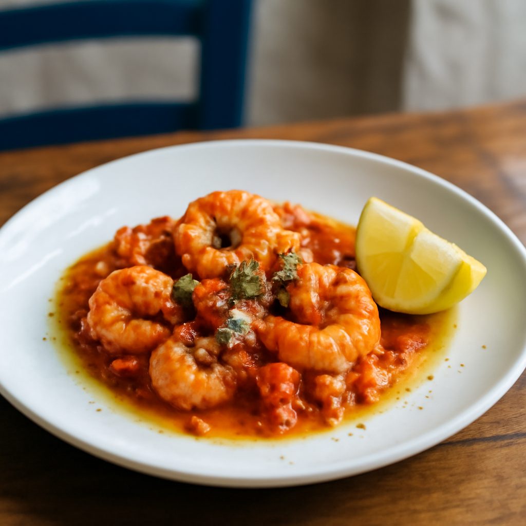 Gamberi Saganaki Light Low-Carb