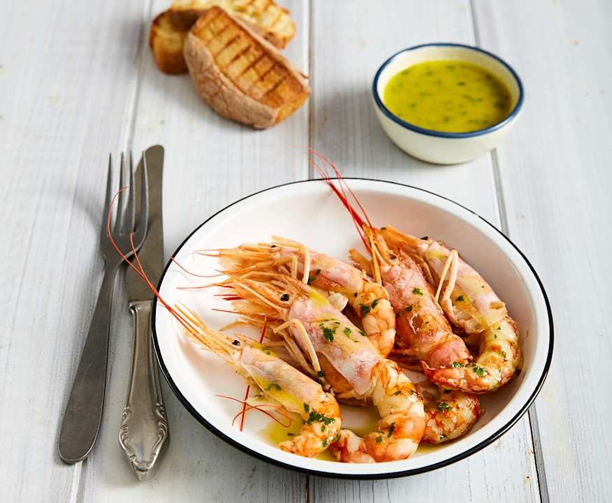 Gamberoni al Varoma con emulsione Low Fat