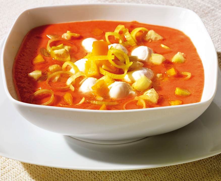 Gazpacho con ciliegine di bufala Protein