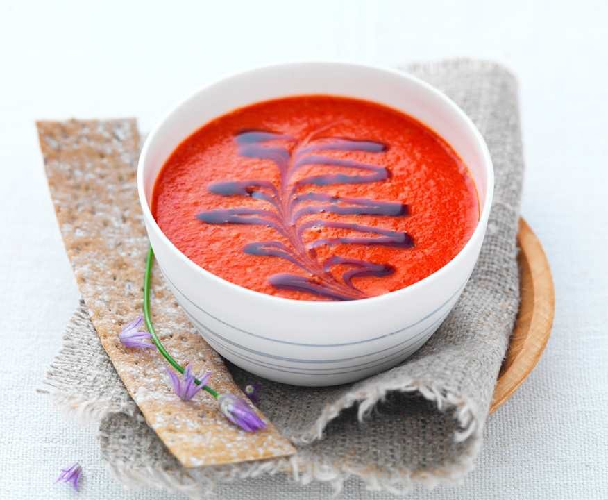 Gazpacho di peperone e aceto balsamico Protein