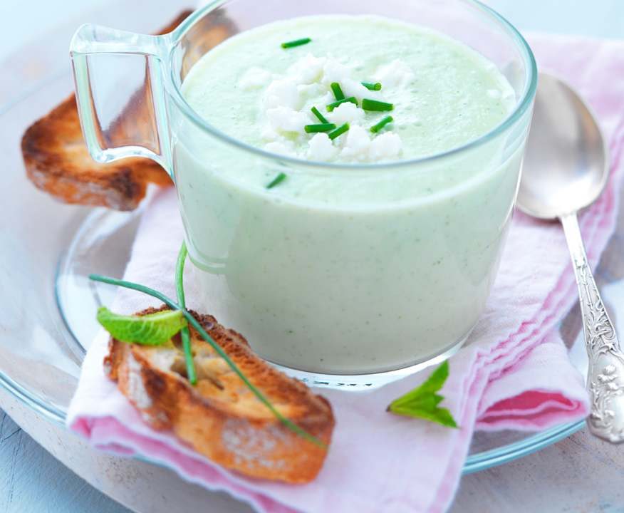 Gazpacho feta e cetrioli Protein