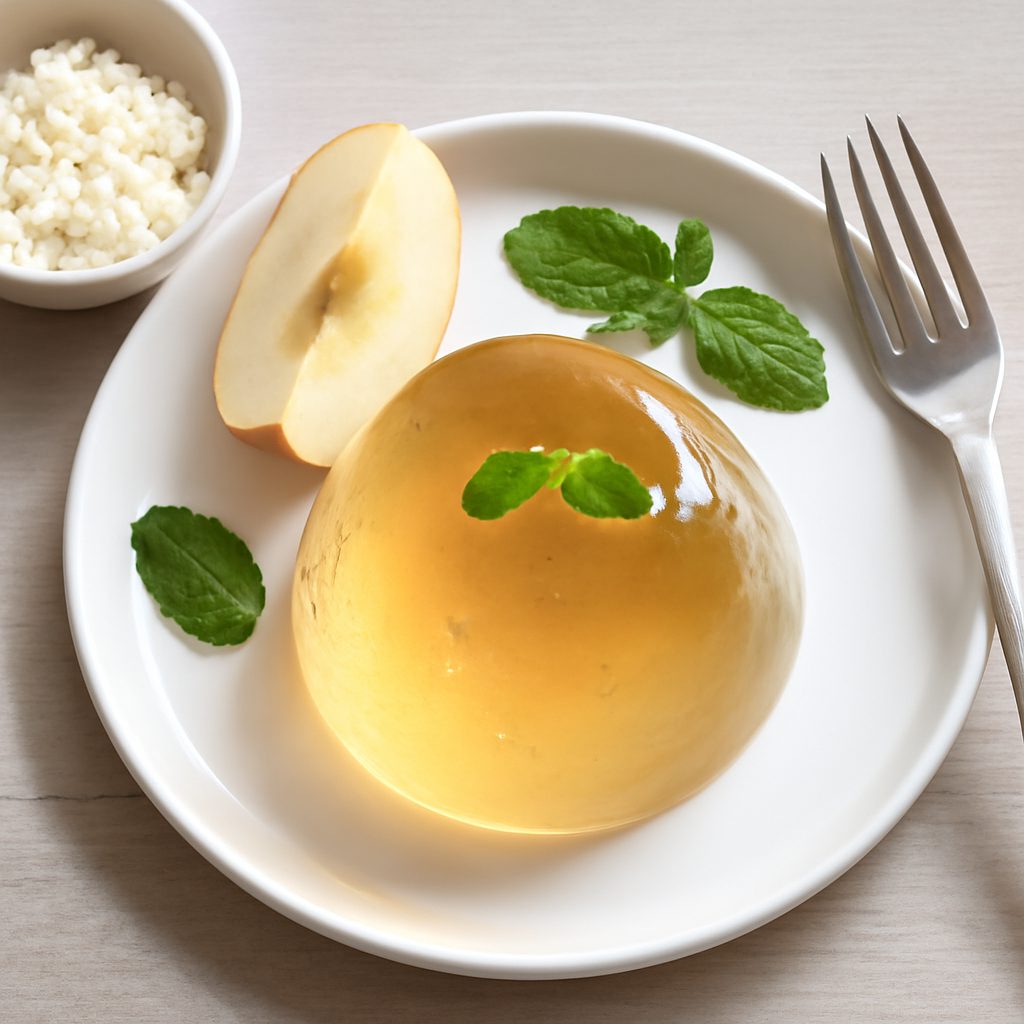 Gelatina di mele proteica low-carb