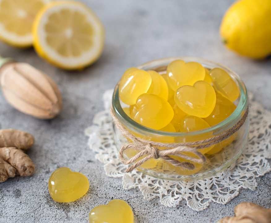 Gelatine limone e zenzero Protein