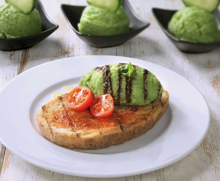 Gelato agrodolce al cetriolo